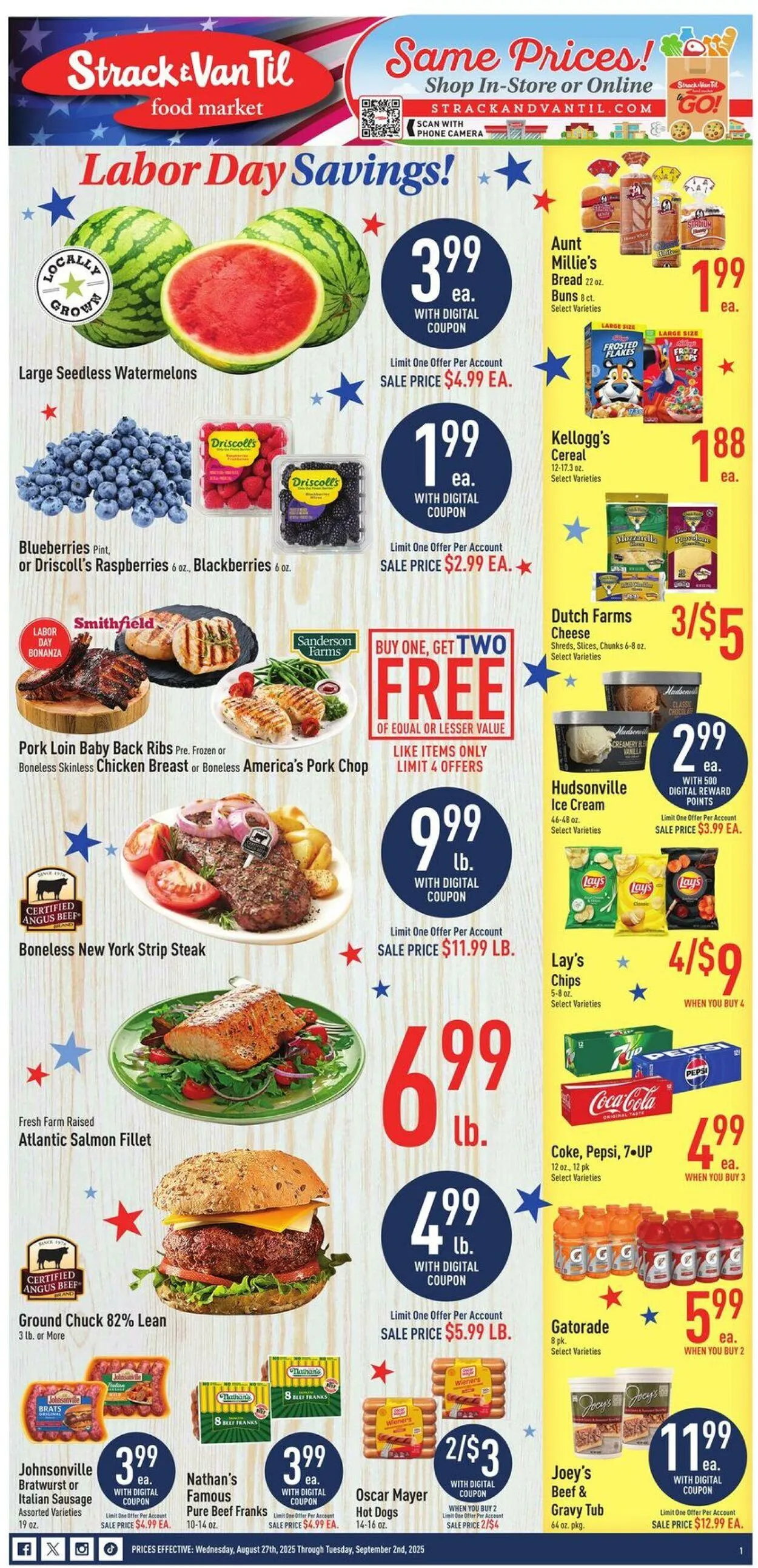 Weekly ad Strack & Van Til Current weekly ad from August 27 to September 2 2025 - Page 1