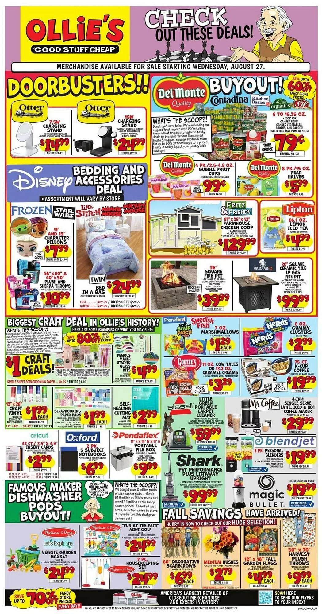 Weekly ad Ollie's Weekly Ad from August 27 to September 3 2025 - Page 1