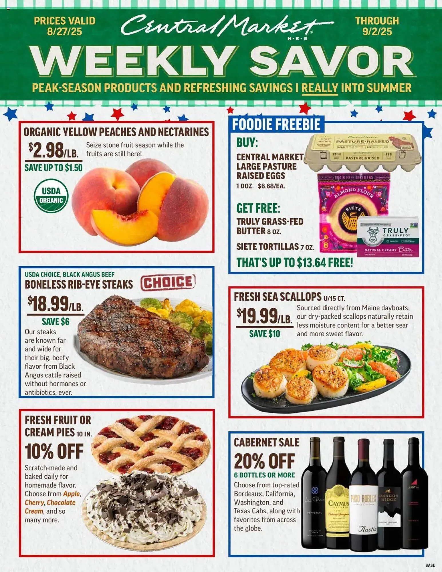 Weekly ad Central Market Weekly Ad from August 27 to September 3 2025 - Page 1