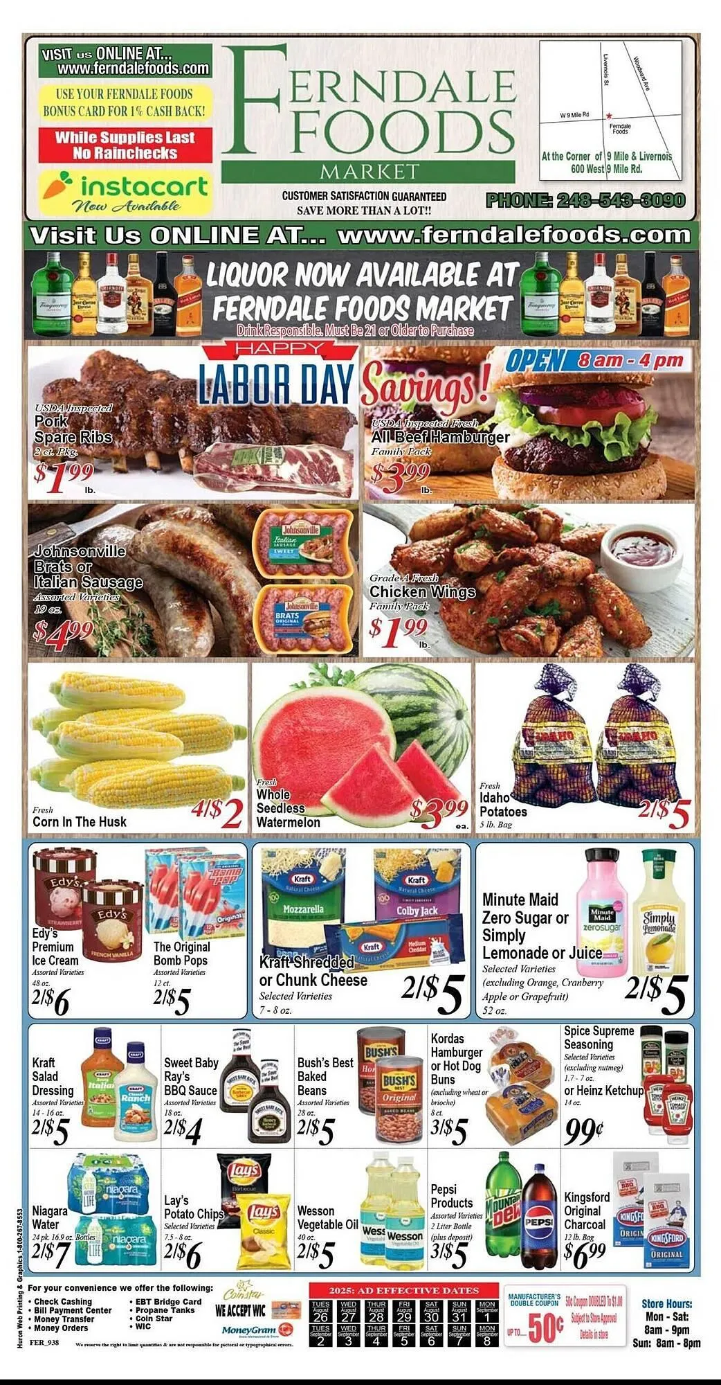 Weekly ad Ferndale Foods Weekly Ad from August 26 to September 8 2025 - Page 1