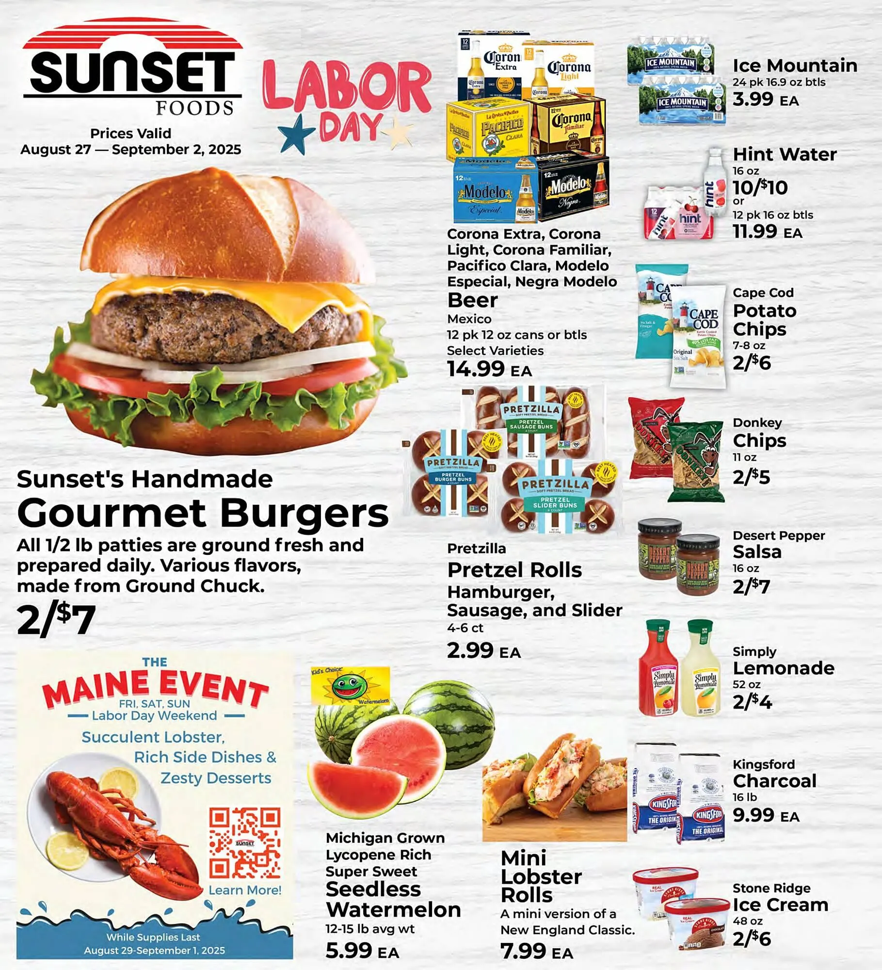 Weekly ad Sunset Foods Weekly Ad from August 27 to September 2 2025 - Page 1