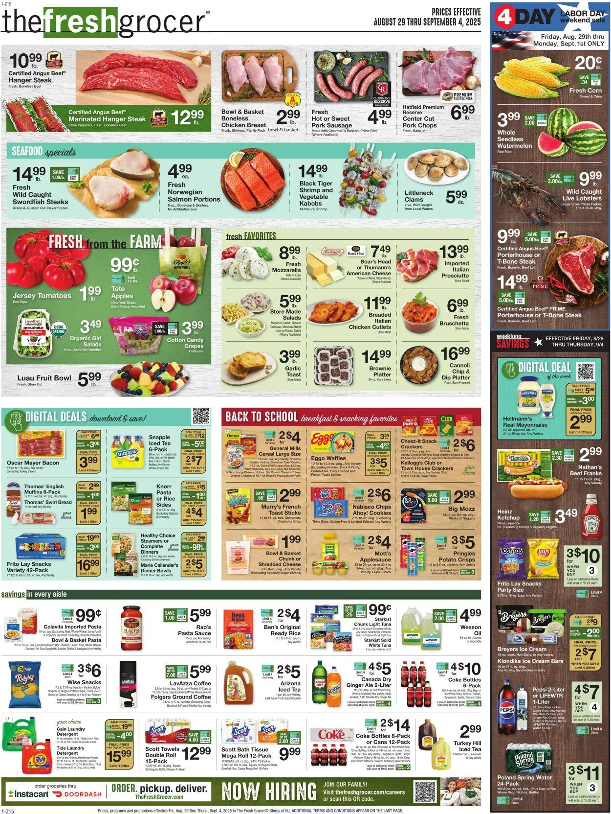 Weekly ad Gerrity's Supermarkets Current weekly ad from August 28 to September 4 2025 - Page 1