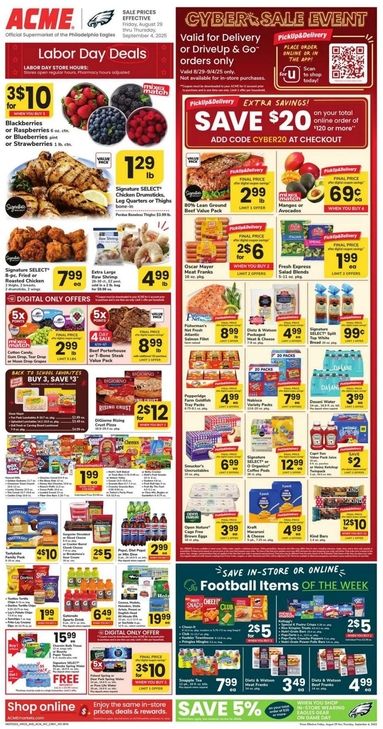 Weekly ad Acme Current weekly ad from August 29 to September 4 2025 - Page 1