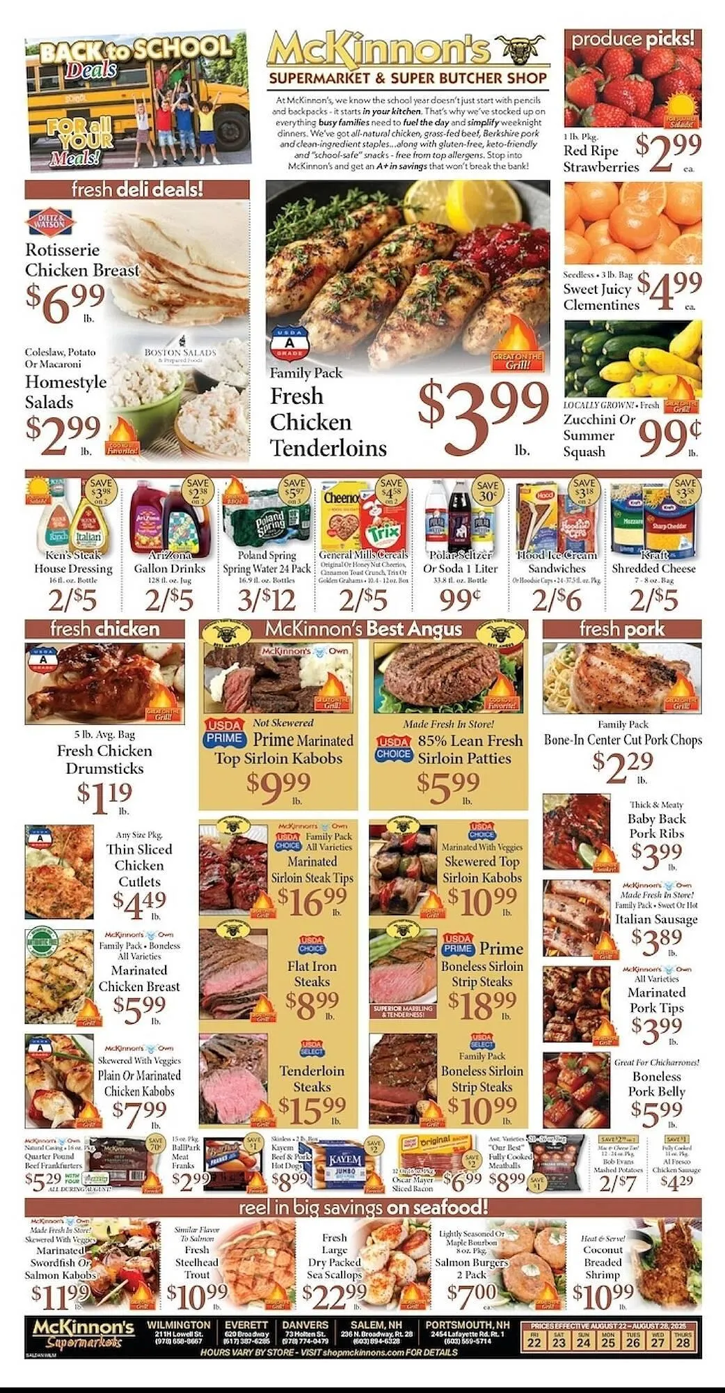 Weekly ad McKinnon's Supermarkets Weekly Ad from August 22 to August 28 2025 - Page 1