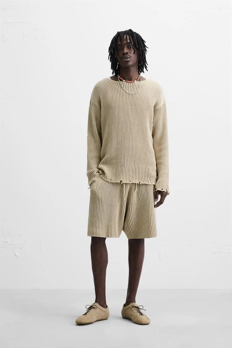 BERMUDE RELAXED FIT CANALÉ