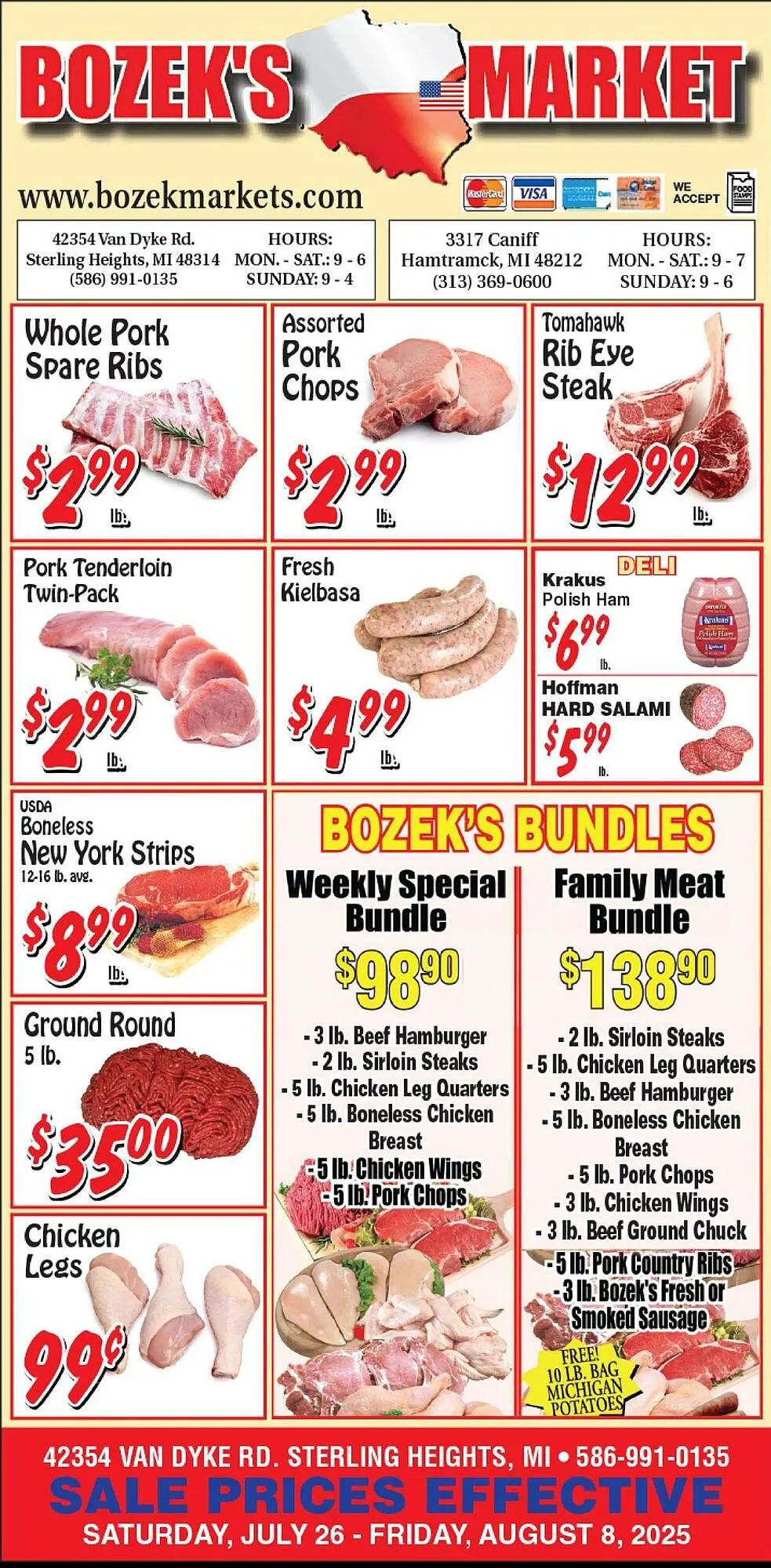 Bozeks Market Weekly Ad - 1