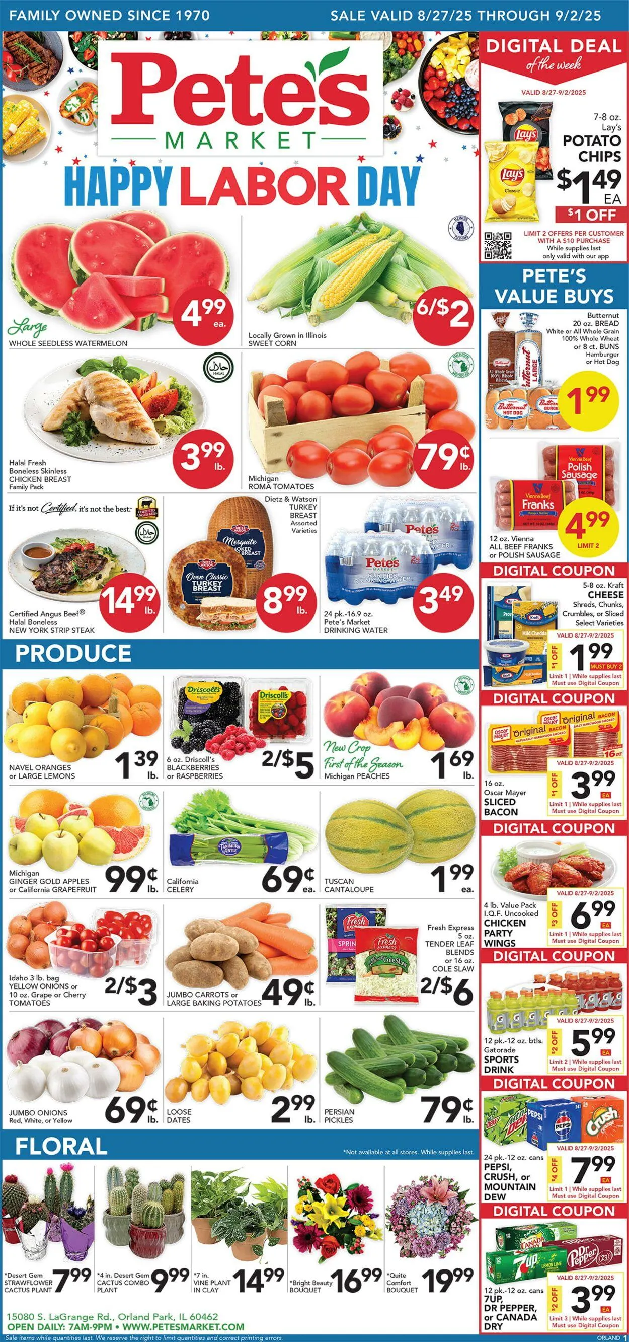 Weekly ad Pete's Fresh Market Current weekly ad from August 20 to August 26 2025 - Page 1