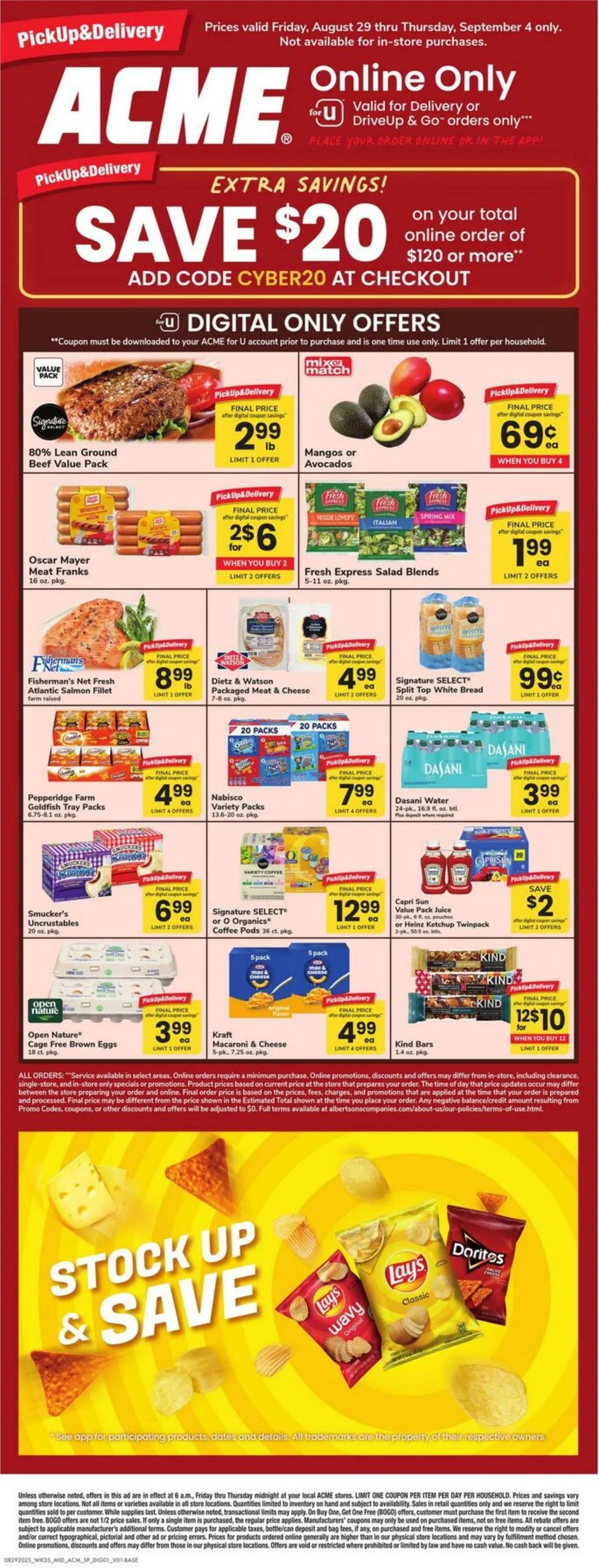Weekly ad Acme Current weekly ad from August 29 to September 4 2025 - Page 1