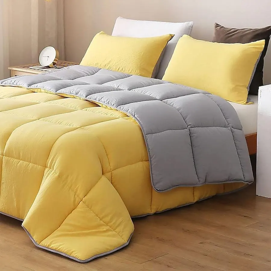 APSMILE Reversible Full/Queen Ultra Soft Microfiber Bed Comforter