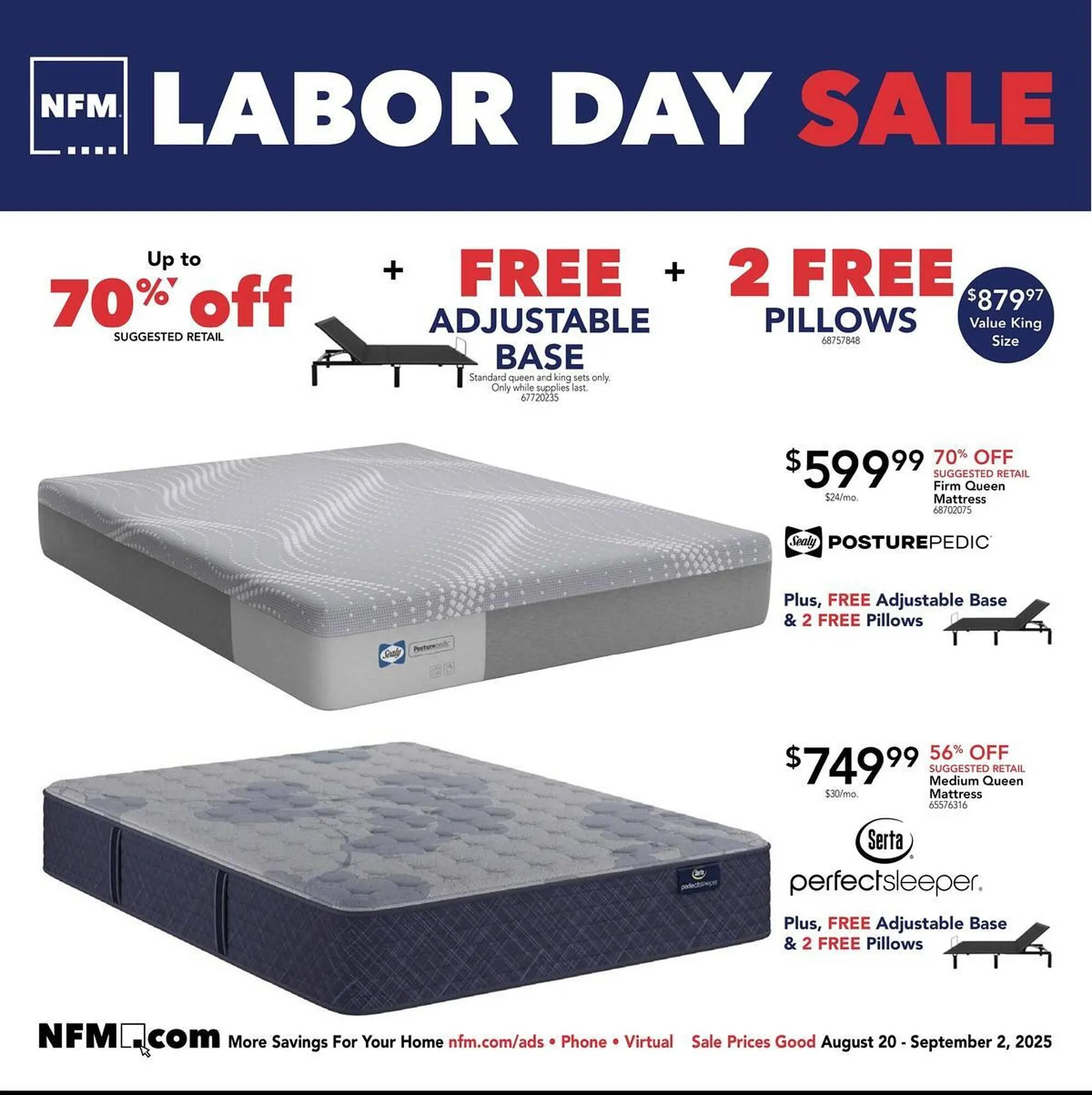 Nebraska Furniture Mart Weekly Ad - 1