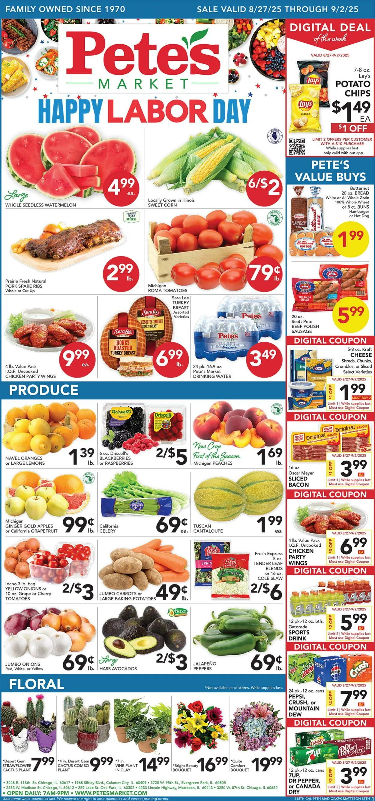 Weekly ad Pete's Fresh Market Current weekly ad from August 20 to August 26 2025 - Page 1