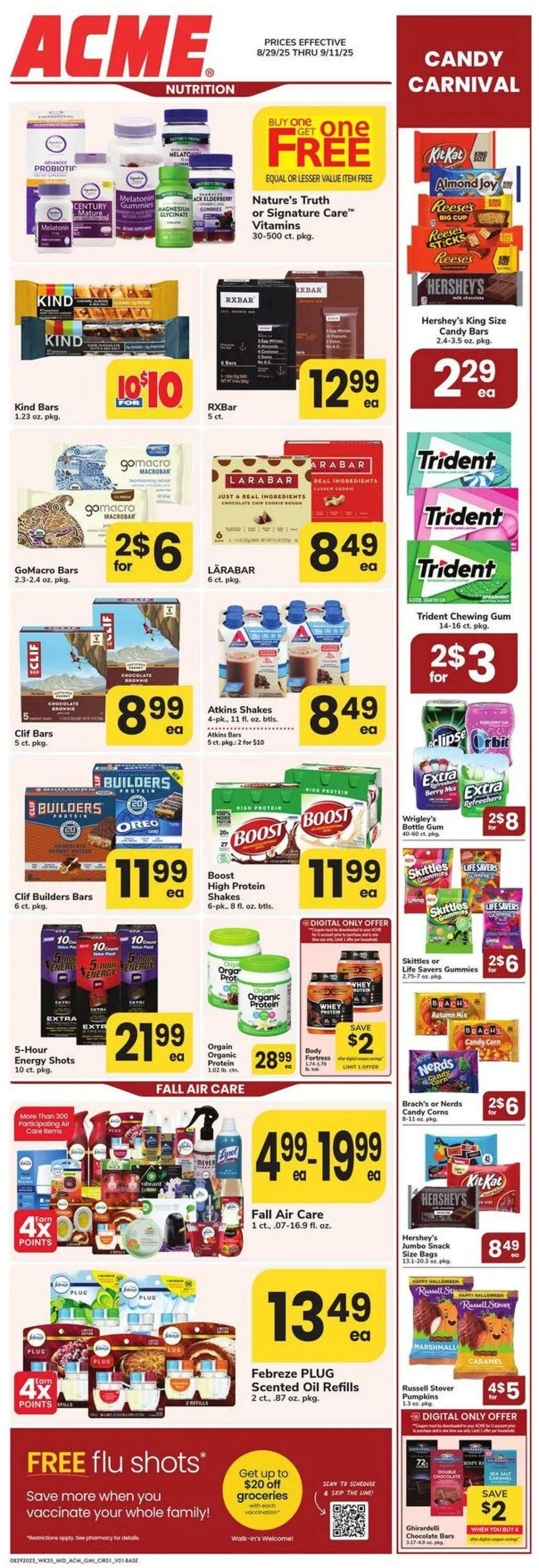 Weekly ad Acme Current weekly ad from August 29 to September 11 2025 - Page 1