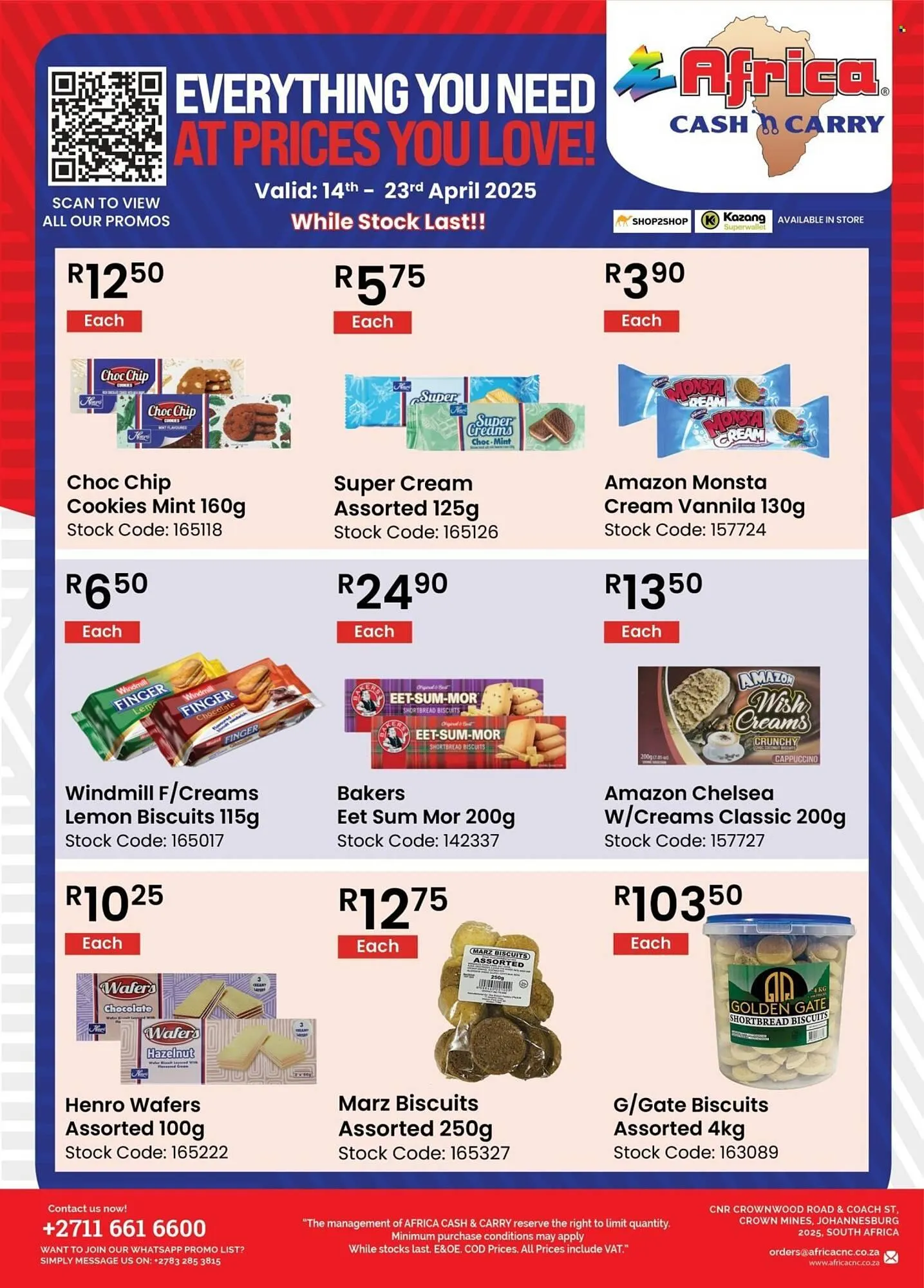 Africa Cash and Carry catalogue from 14 April to 23 April 2025 - Catalogue Page 1