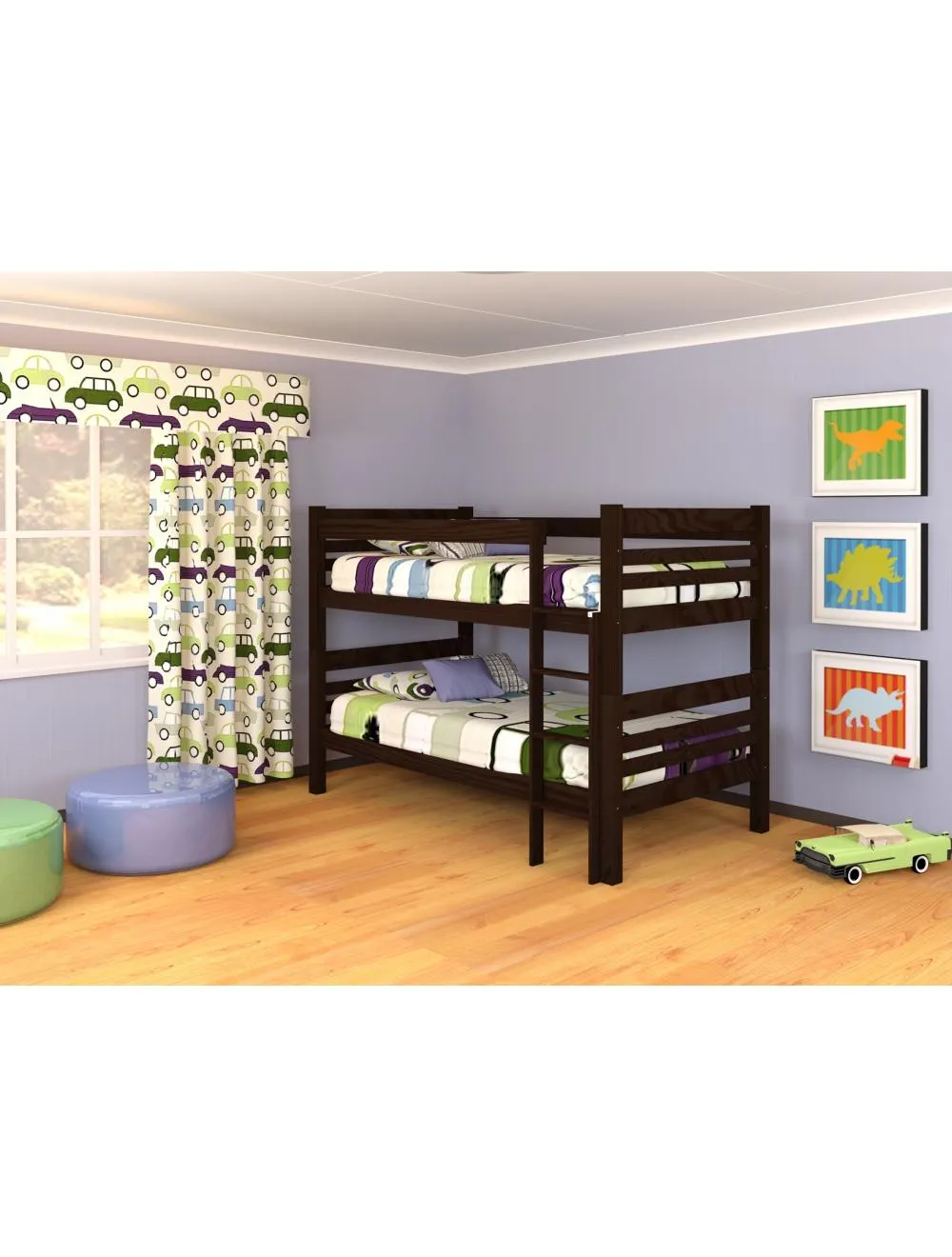 Homestead Double Bunk Walnut